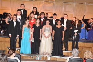 Students who earned a Superior rating on their solo AND qualified to go onto state competition.