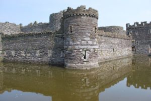 Beaumaris Castle at Anglesey, Wales, is one of more than five castles the Kiefer travelers explored during their trip.