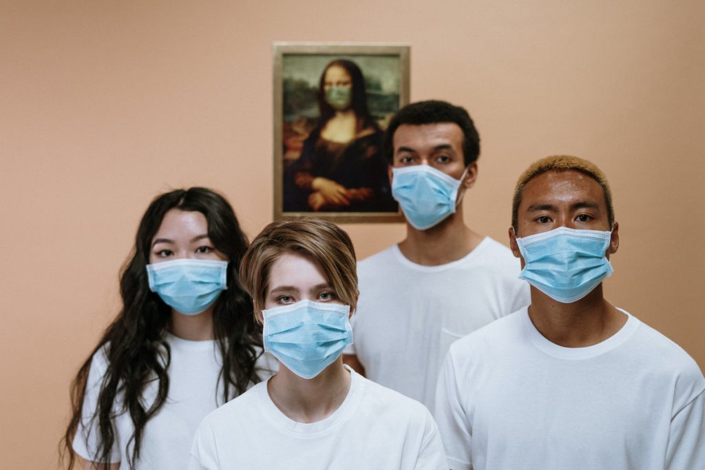 health workers wearing face mask