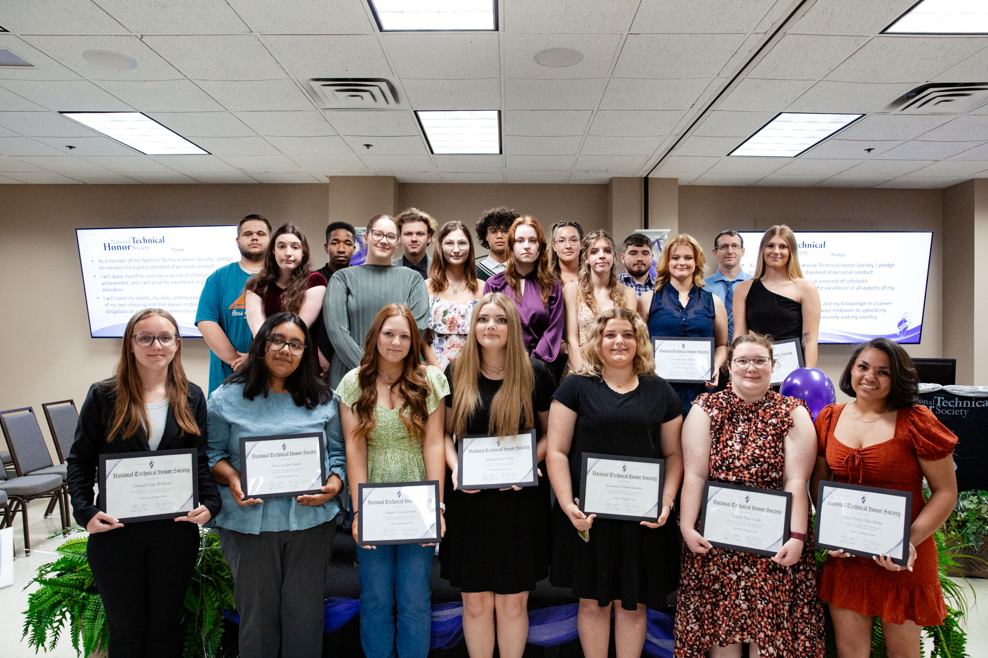 Central Tech’s Sapulpa Campus Inducts Students into National Technical