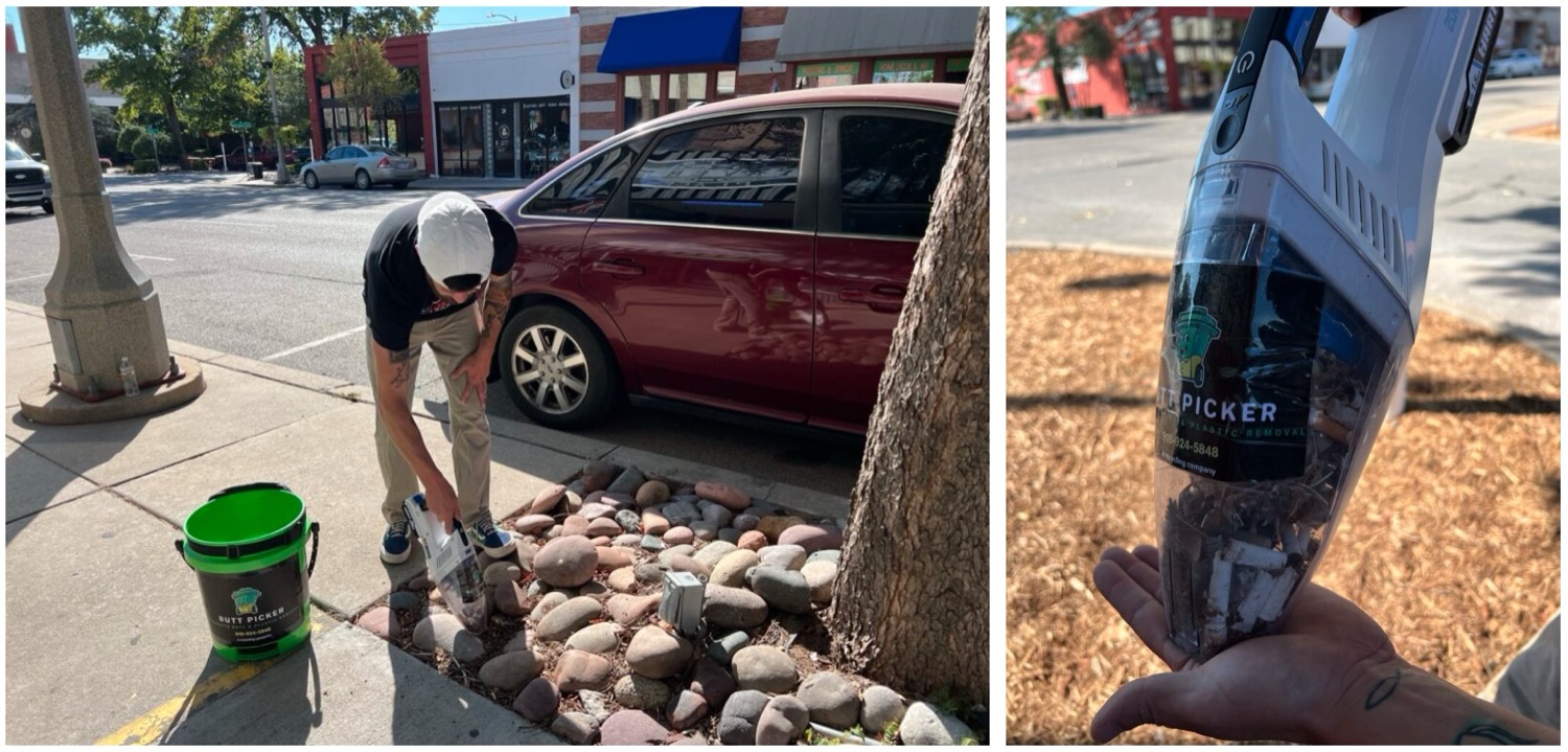cigarette butt vacuum Butt Pickers: New Sapulpa business specializes in disposing of the world's  most littered item – Sapulpa Times