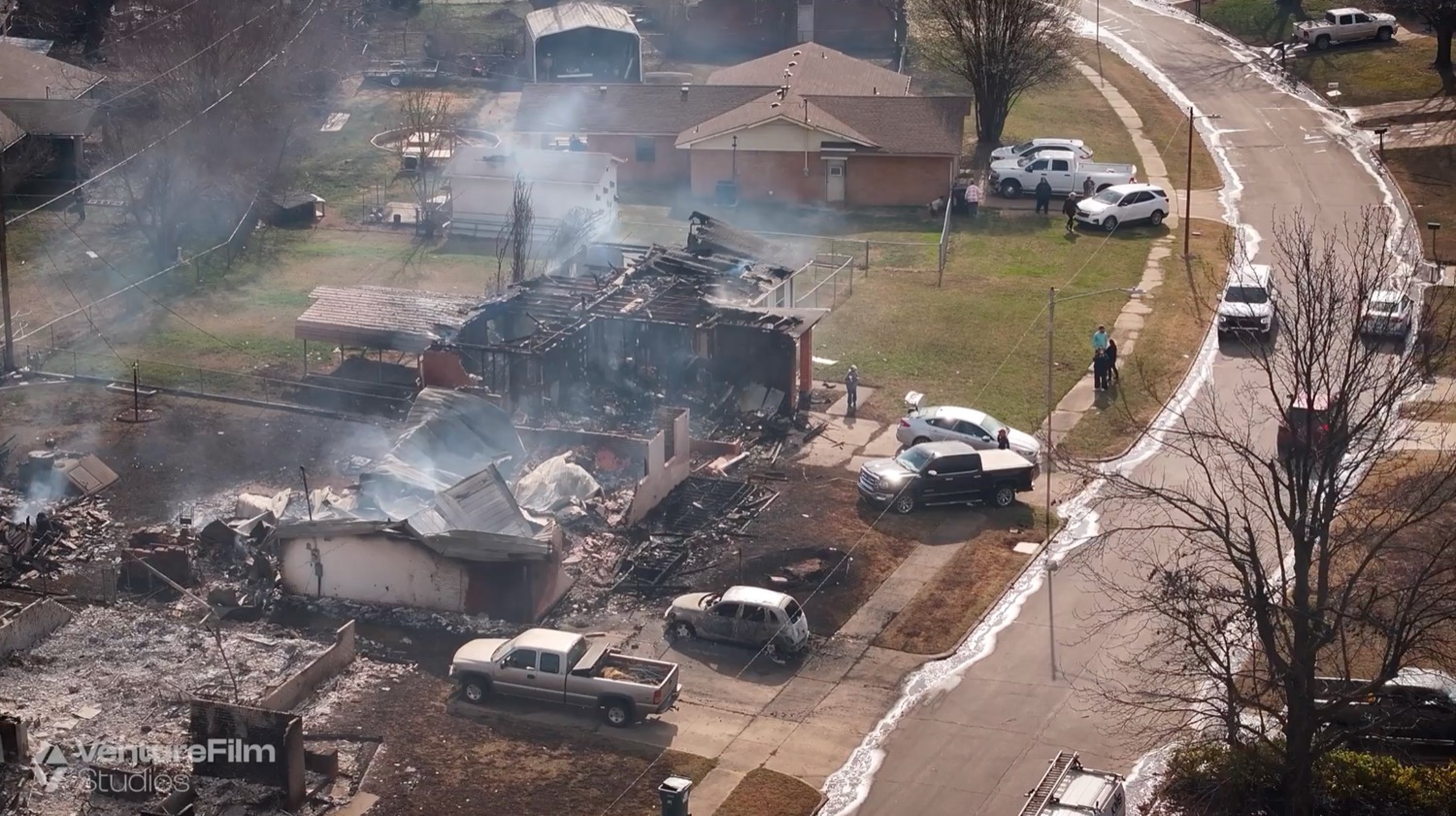 New drone footage shows devastation of Mannford Wildfires – Sapulpa Times