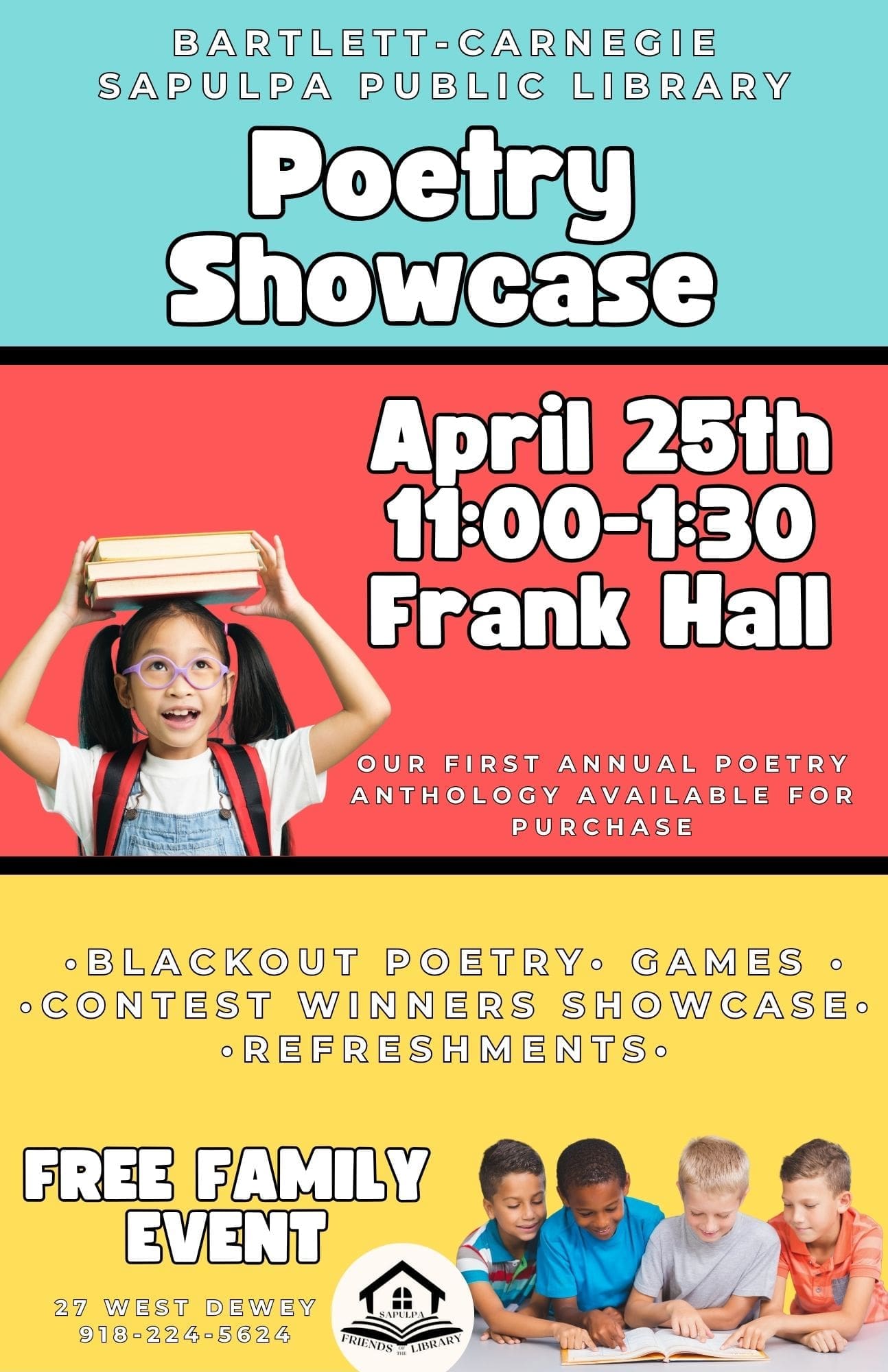 2026 Poetry Showcase at the Sapulpa Public Library – Sapulpa Times