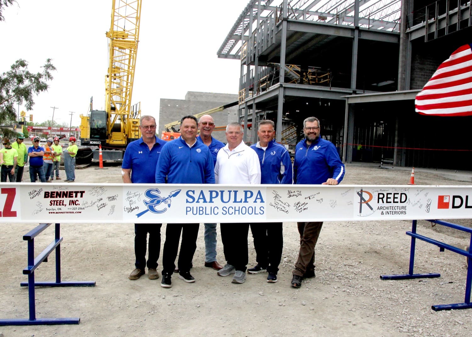 Bennett Reed Parts Sapulpa Schools Achieves Milestone with Topping Out Ceremony – Sapulpa ...