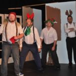 Combining Christmas stories and holiday traditions from around the world, four actors played by, from left, Phillip Coleman, Luke Atkins, Steve James and Stephen Ryan, set out to tell every holiday story they know in the Sapulpa Community Theatre's production of Every Christmas Story Ever Told ... And Then Some. The show will run Dec. 2-4, 9-11. Show times are 7:30 p.m. Fridays and Saturday, Dec. 3; 2 p.m. Sundays and Saturday, Dec. 10. For reservations, call (918) 227-2169.